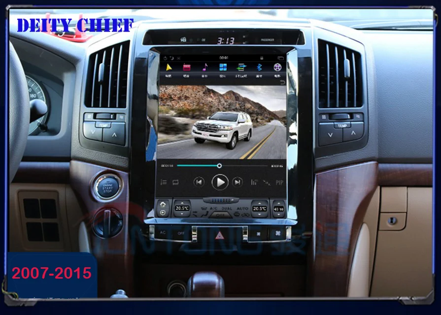12 1 дюймовый Android автомобильный мультимедийный GPS радио для Toyota Land Cruiser 2007 2015
