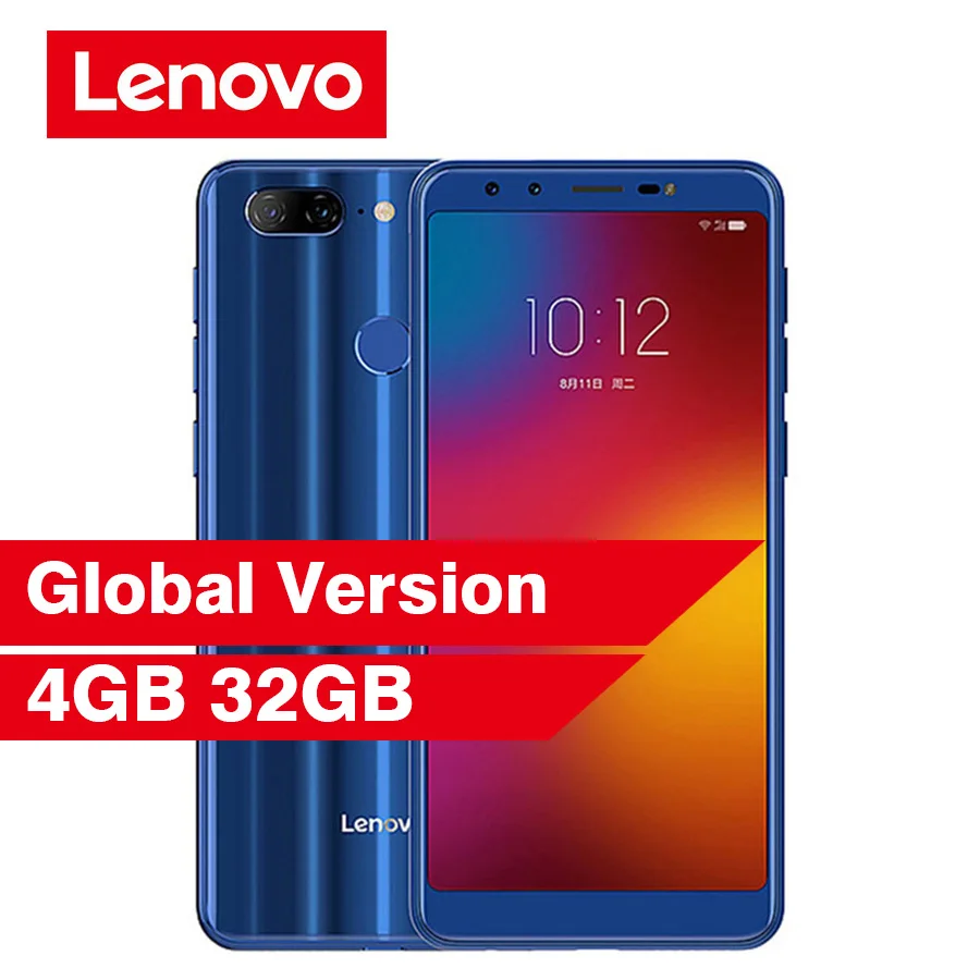 Мобильный телефон lenovo K5S L38031 с глобальной версией 4 Гб 32 ГБ 5 7 дюйма Android 8 1 смартфон
