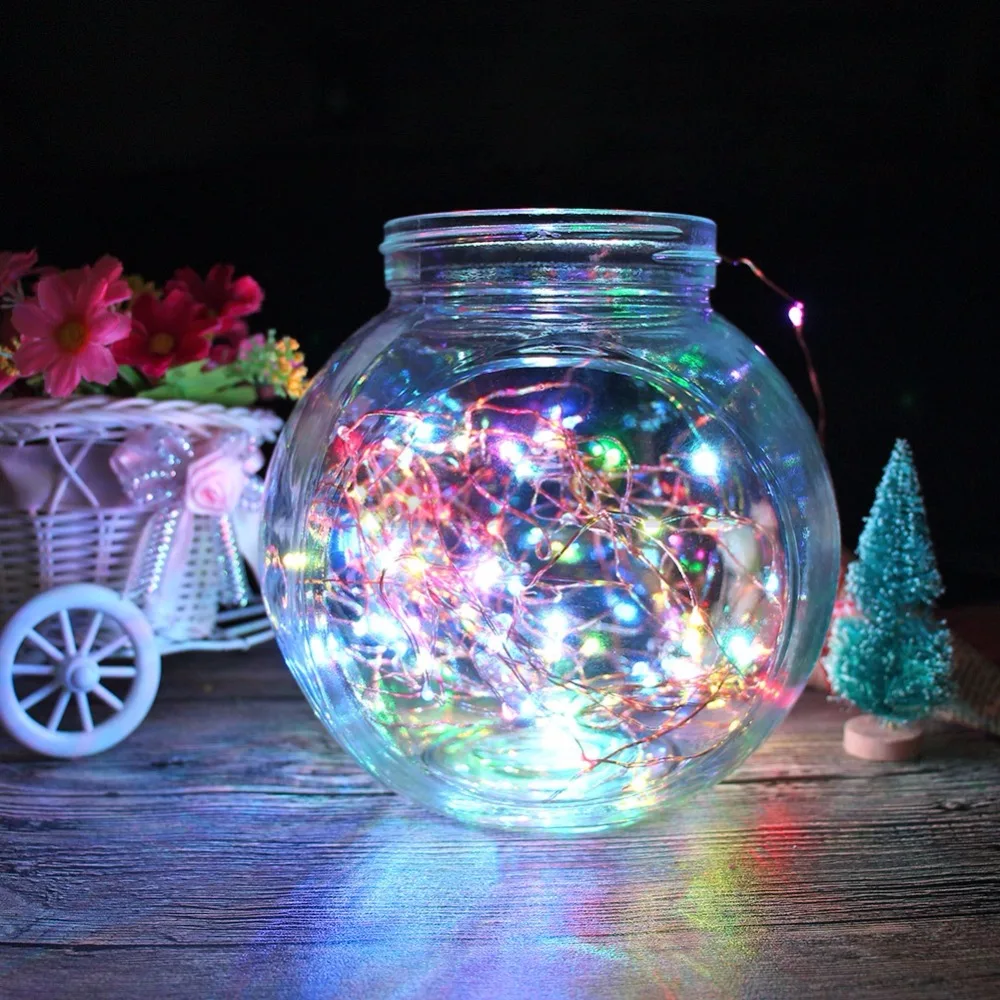 AXESHINE USB светодиодная гирлянда 10 м водонепроницаемые сказочные огни Светодиодные