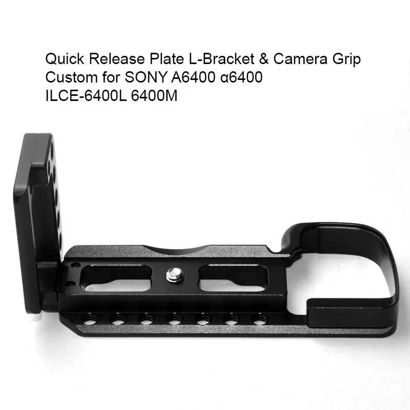L БЫСТРОРАЗЪЕМНАЯ пластина держатель для камеры Кронштейн ручной SONY A6400 a6400 Arca Swiss