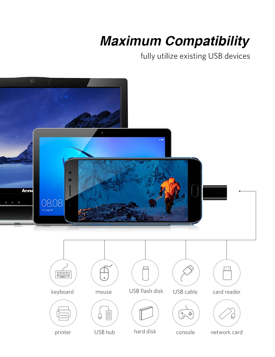 Micro-type-C адаптер Micro USB мама-USB 3,1 type c type C Мужской кабель конвертер разъем быстрое зарядное устройство