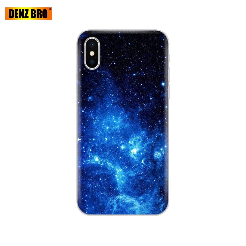 61840 Для iPhone 5 5S SE 6 6 S 7 8 Plus X 10 чехол для Capa iPhone 6 iPhone 6 S iPhone 5 силиконовый для galaxy Вселенная Небо красочный - Цвет: 61840