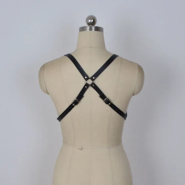 Черное женское сексуальное готическое нижнее белье бюстгальтер клетка для танца