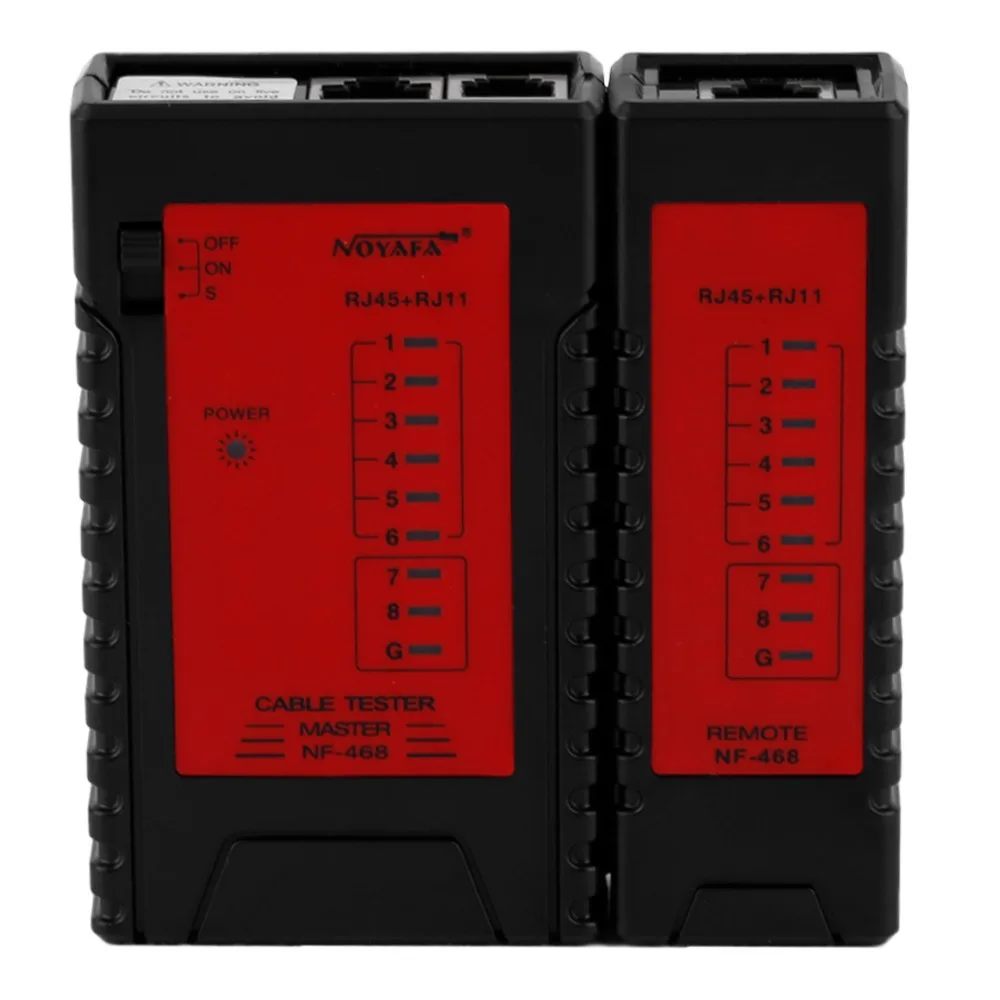 Профессиональный Ethernet кабель ВКЛ-ВЫКЛ тестовый er NF-468 RJ45 RJ11 RJ12 LAN кабель телефонная линия тест er сетевой Тест инструменты проверки