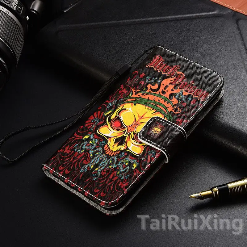 Кожаный чехол-книжка для samsung Galaxy S3 S4 S5 Mini S6 S7 Edge S8 S9 Plus Wiko Lenny 2 3 4 Чехол-книжка чехол для телефона