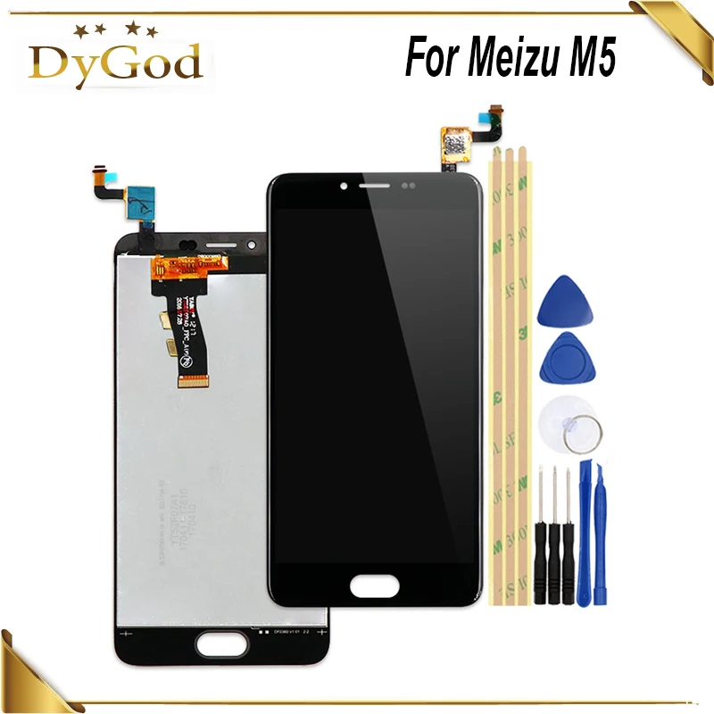 ЖК дисплей DyGod 5 2 дюйма для Meizu M5/M5 Mini M611D M611A M611Y M611H экран с сенсорным стеклом и