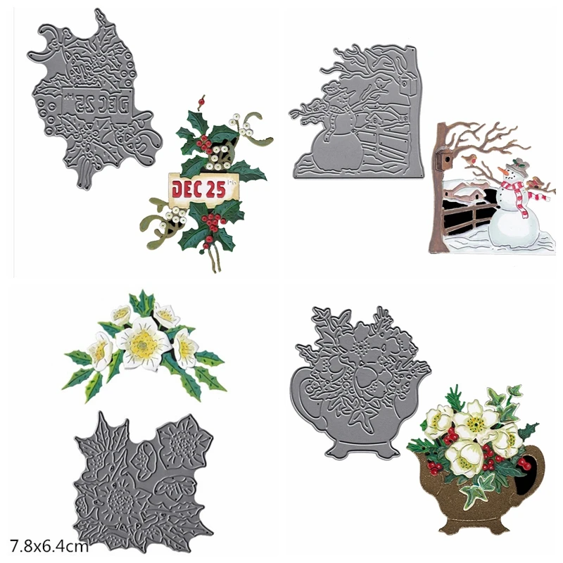 29 комплектов домашний цветочный орнамент металлические штампы трафареты для