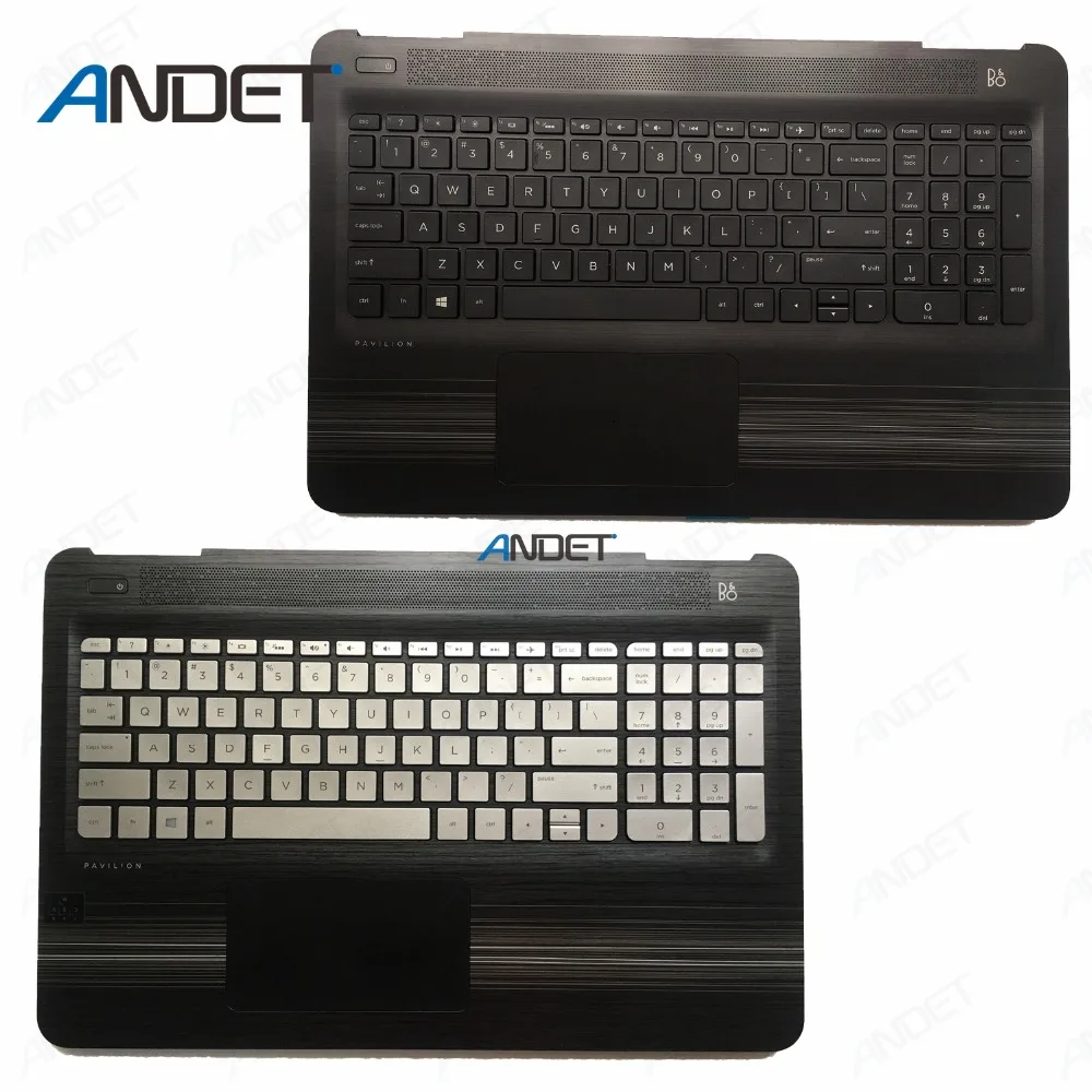 Верхний чехол для ноутбука hp Pavilion 15-AU 15T-AU 15-AW серии Упор для рук с клавиатурой Touc hp ad черный белый