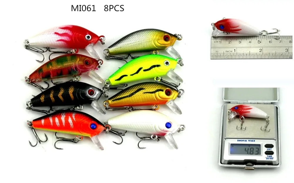 37 шт. искусственные жесткие приманки гольян набор для рыбалки воблеры рыбалка