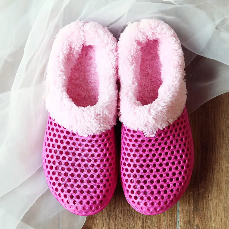 Winter Slippers Women 2018 New Woman Autumn Shoes Breathable Comfortable Girl Home White Black Pink Indoor Chinelos 41 | Обувь