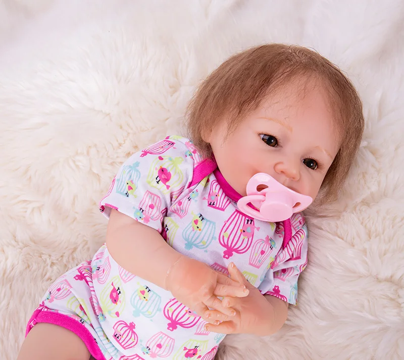 46 см силиконовые куклы reborn для младенцев реалистичные bebe alive модные игрушки детей