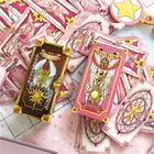Аниме прозрачная карта 1 комплект картов captor Sakura Clow карты для косплея prop KINOMOTO SAKURA карточки captor Sakura карты Tarot the clow