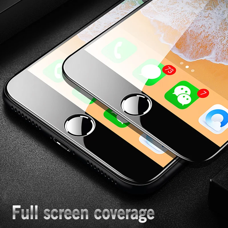 ESVNE 4D изогнутый край защитное стекло для айфон 6 6s 7 Plus Экран Full Cover на Стекло HD