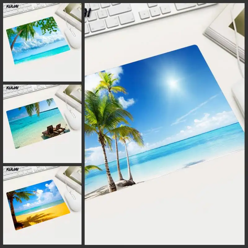 Коврик для мыши XGZ 22X18/25X20/29X25CM с изображением пляжного пейзажа