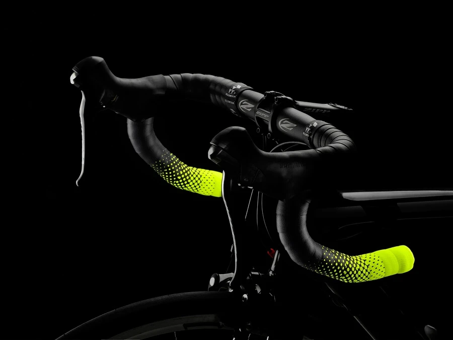 Ciclovation передовая дорожная велосипедная лента на руль с кожаным сенсорным сплавом серия гоночная лента для велосипеда выцветает цвет умный гель и бар конец - Цвет: Цвет: желтый