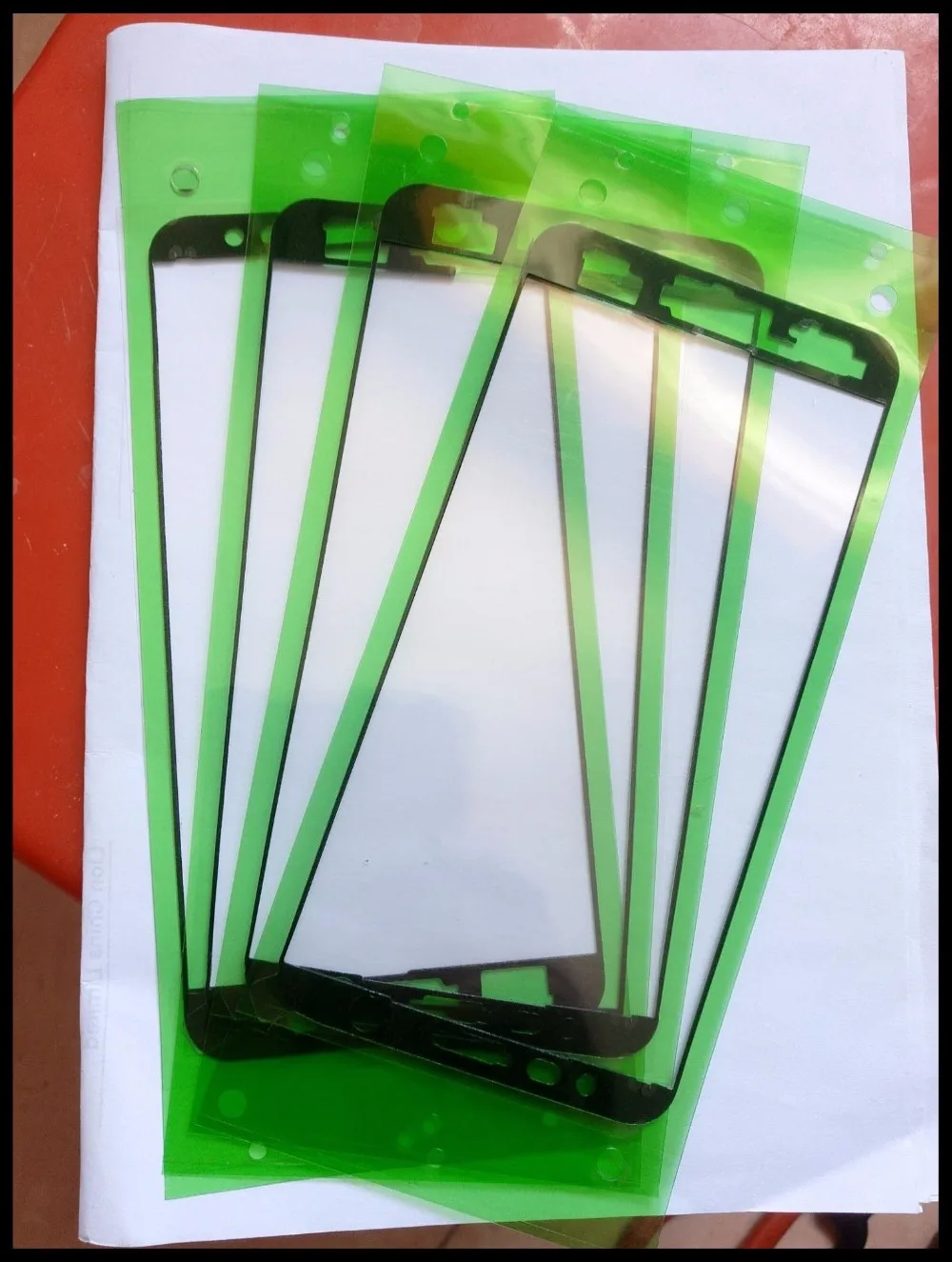 10 шт./лот наклейка на переднюю рамку корпуса для Samsung Galaxy J7 Prime / On7 (2016) G610