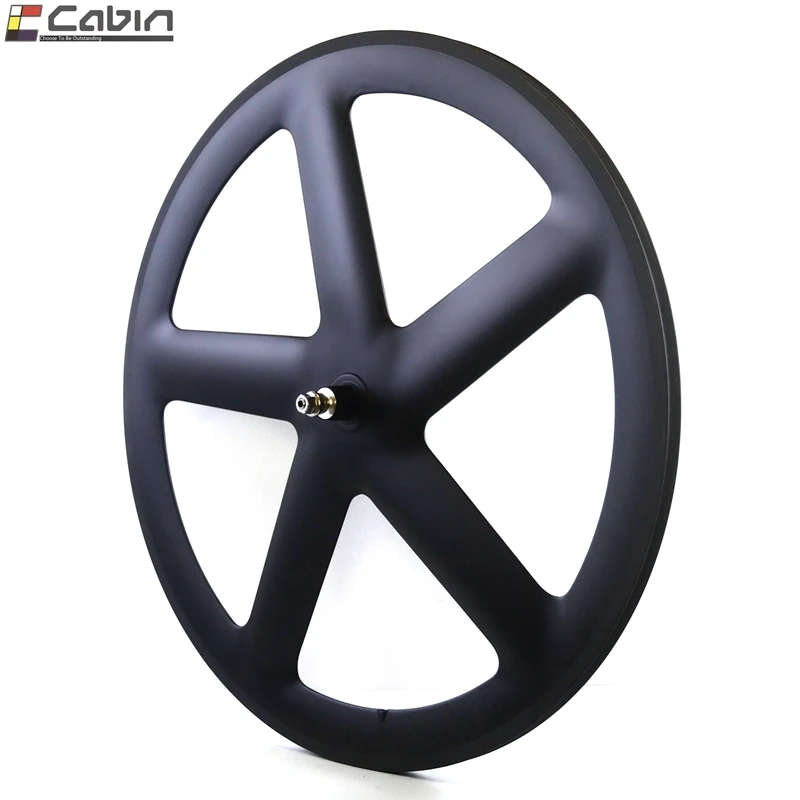 Velosa 50 мм clincher/трубчатый для дорожного/трека/триатлона/пробного времени велосипед 5 спиц колеса, полный углерода пять спиц с высокой TG смолы