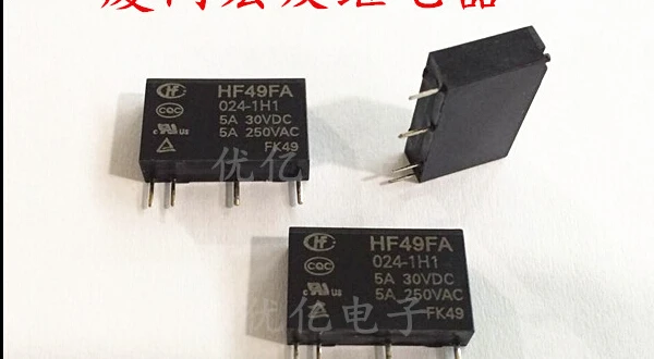 Горячая новинка JZC-49FA-024-1H1 JZC-49FA 024-1H1 24VDC 024-1H1-24VDC 24V 5A реле DIP4 | Обустройство дома