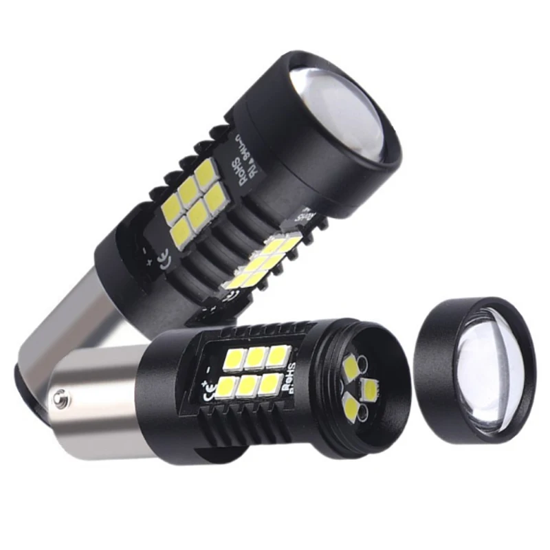 10X 1156 BA15S 1157 BA15D T25 3157 7443 21 Вт Автомобильный светодиодный DRL указатель поворота Стоп