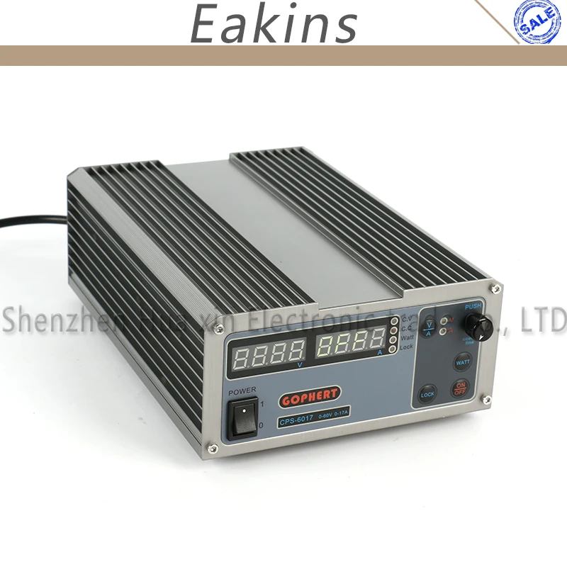 Cps 6017 Регулируемый Цифровой лаборатория DC регулятор Питание 0 ~ 60 В 17a 1020 Вт 0.01 В/ 0.01a