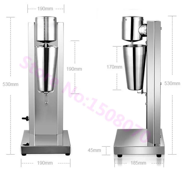 Электрическая мини машина для встряхивания молока из нержавеющей стали