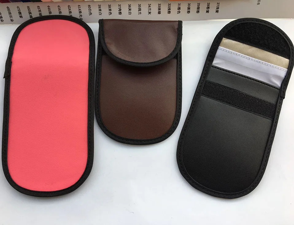 1pcs Faraday Bag Theft Prevention Car Keyless Key Entry Fob Guard Signal Blocker Storage Bag Shielding Bag Wallet Card Pack