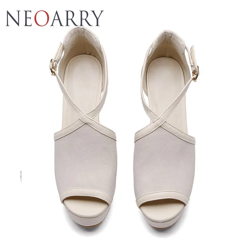Neoarry пикантные женские босоножки большой Размеры 2018 женская обувь с открытым