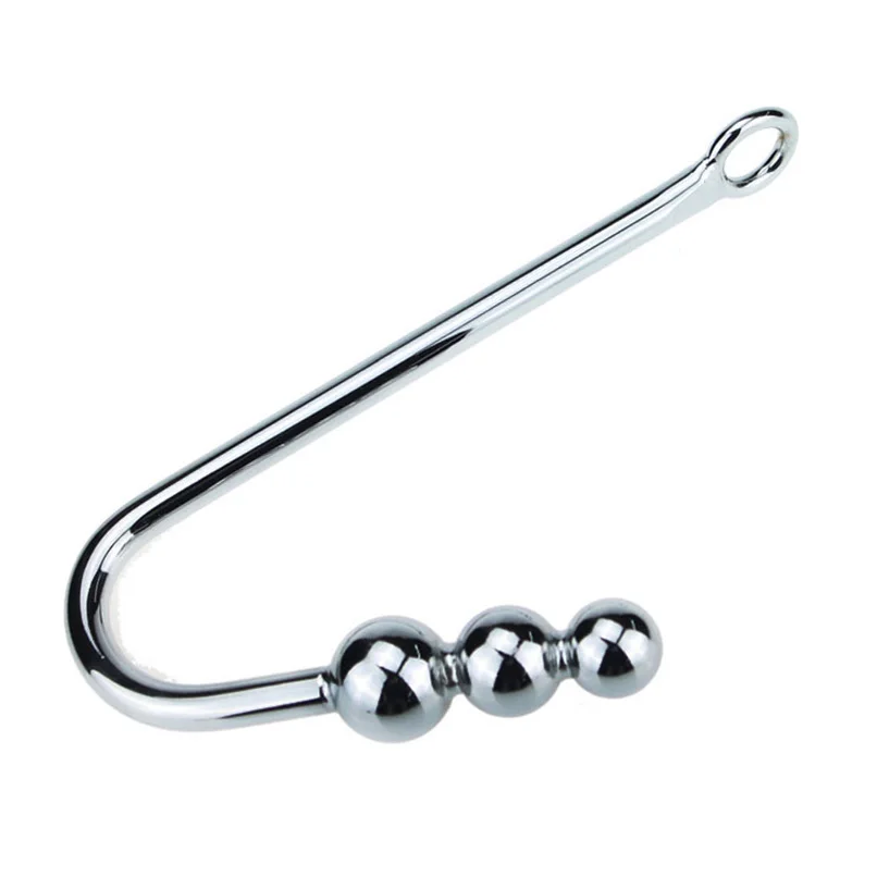 20 шт./лот металлический анальный крючок из нержавеющей стали с 3 шариками