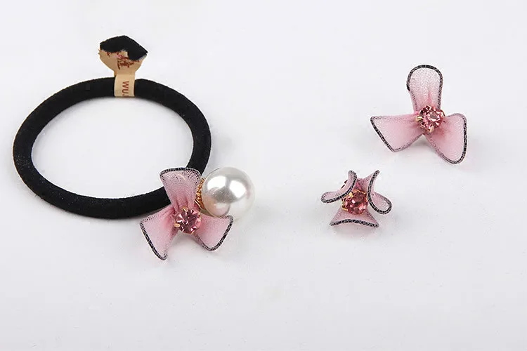 Сделай сам ручная работа обвязка для волос в виде бабочки сладкая фея Шелковый