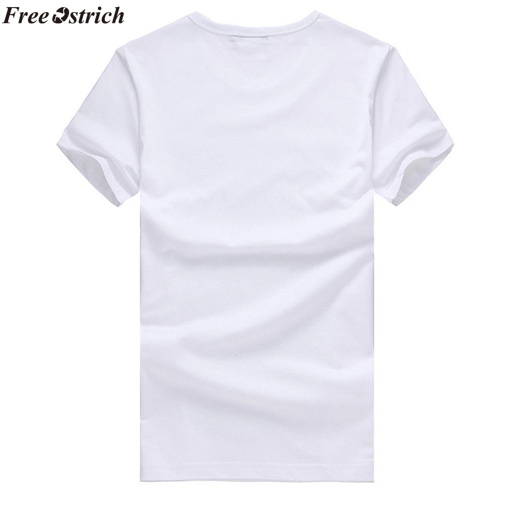FREE OSTRICH I am Thinking Loading T-shirts Creative 2019 Short Sleeve Tops Tees Streetwear Geek Shirts Teens Boy Casual Clothes | Мужская