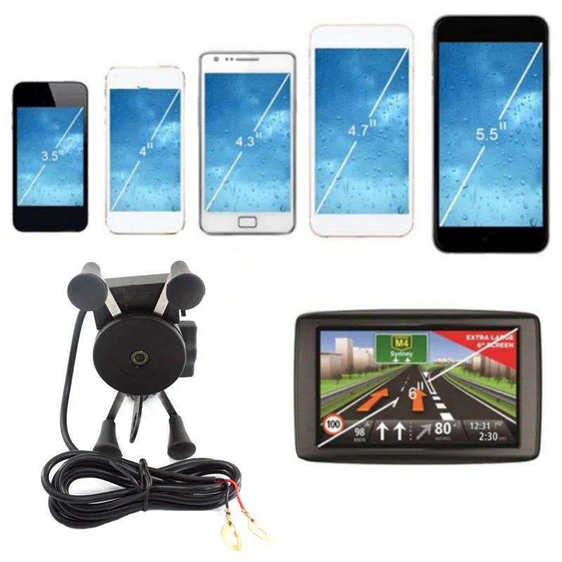 Держатель для мобильного телефона BOZXRX с USB-зарядным устройством | Автомобили и