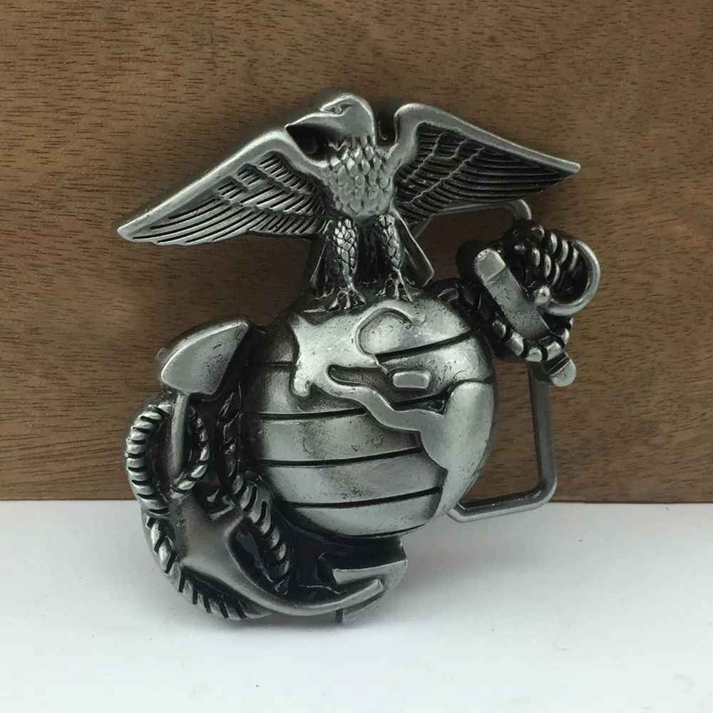 Пряжка для ремня мужская BuckleClub в стиле ретро с логотипом США и морским дизайном