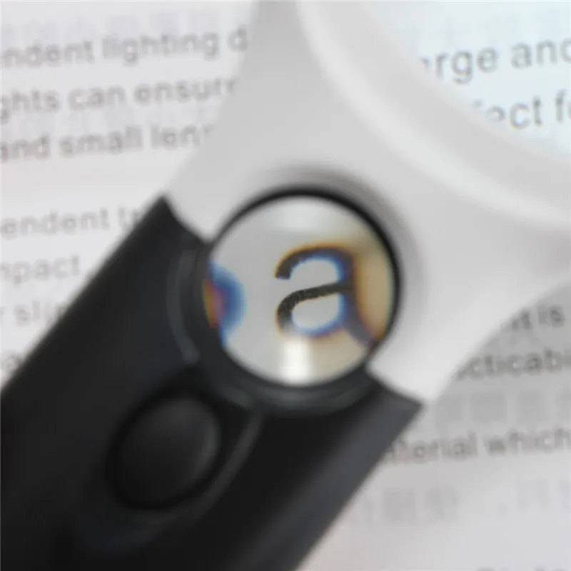 Ручная Лупа с 3 светодиодный увеличительное стекло для чтения лупа новое