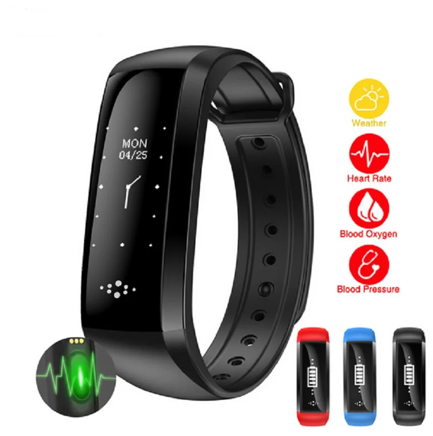 M2S Pro Smart Браслет Фитнес часы-браслет сердечного ритма Мониторы крови кислородом