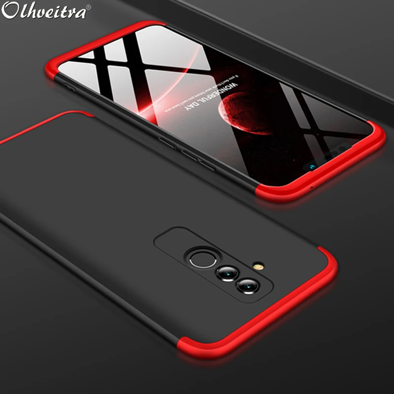 Чехол на 360 градусов для huawei mate 20 Lite Maimang 7 Чехол 3 в 1 жесткий защитный чехол из поликарбоната для huawei mate 20 Lite mate 20 20 Pro