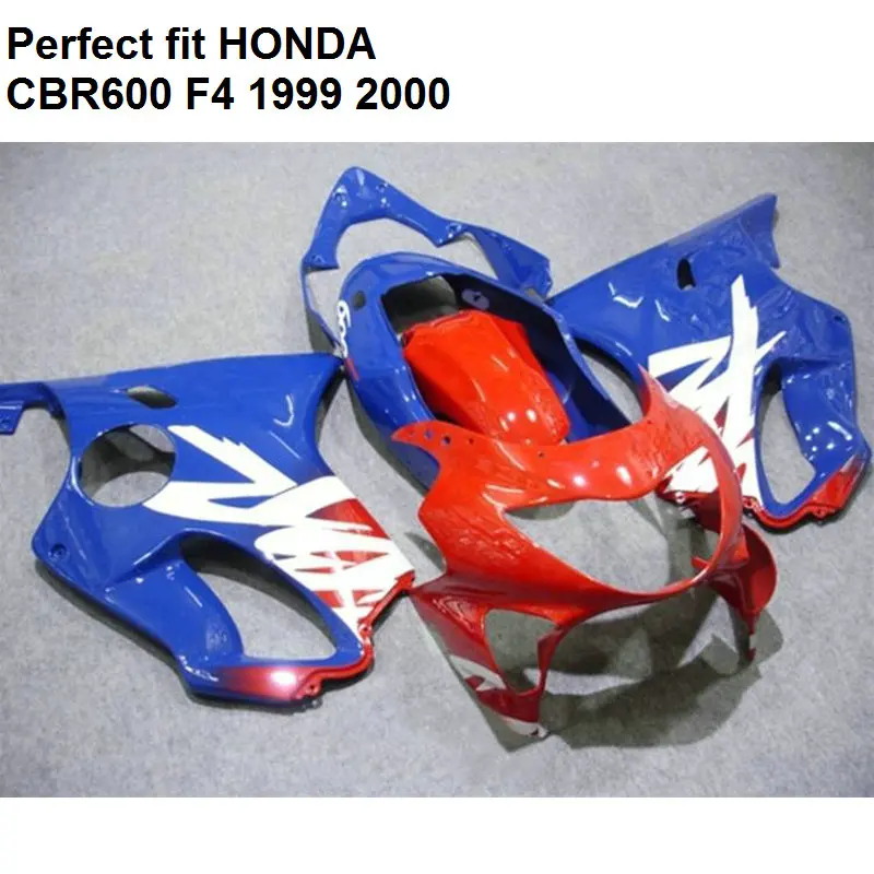 Обтекатели для Honda CBR600 F4 100% 1999 2000 CBR 600 99 00 AE08 | Автомобили и мотоциклы