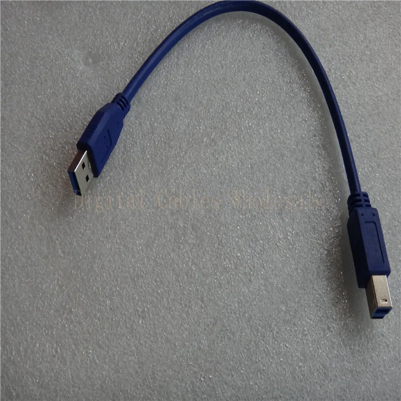 DHL 100 шт 30 см 1 фут Высокое качество USB 3 0 A Male AM к B Type BM Удлинительный принтер провод