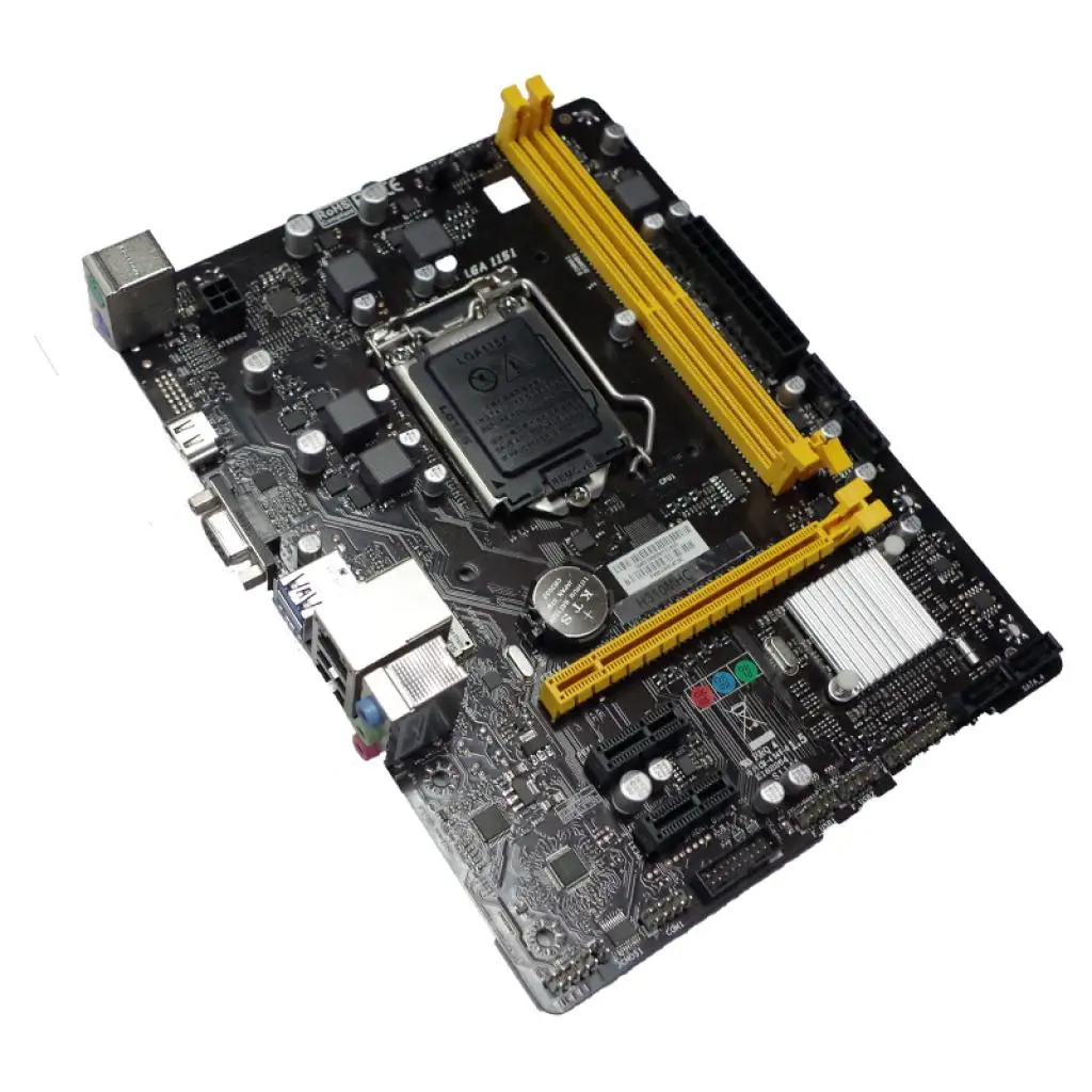 Материнская плата Biostar H310MHC DDR4 LGA 1151 SATA3 32 Гб USB3.1 Micro ATX Материнские платы 