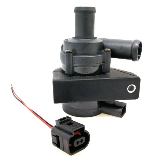 WaterPumpAndcable Для VW Jetta Golf GTI Passat CC Audi A3 1K0965561 1K0 965 561 J дополнительный вспомогательный водяной насос для охлаждения двигателя 1K0965561J - Цвет: WaterPumpAndcable