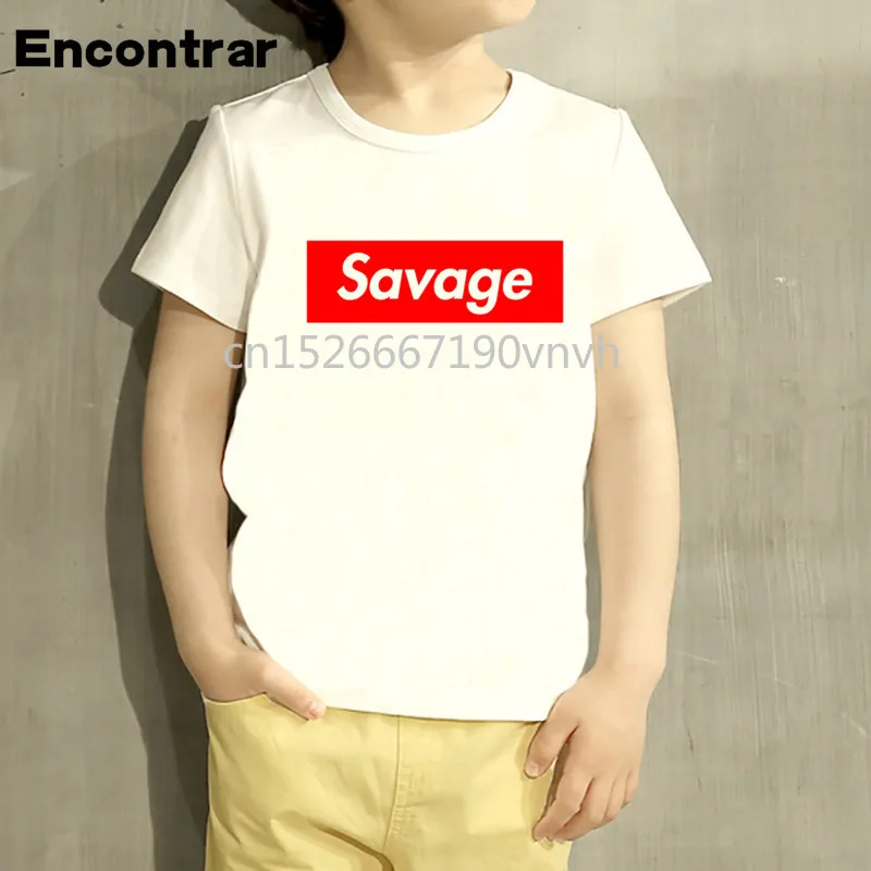 Детская модная футболка в стиле хип-хоп Swag для маленьких мальчиков и девочек 21