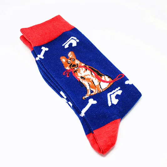 Новинка, мужские Носки с рисунком акулы Харадзюку, хип хоп, кот, Череп, скейтборд, носки, молодежная мода, уличный хлопок, Sox