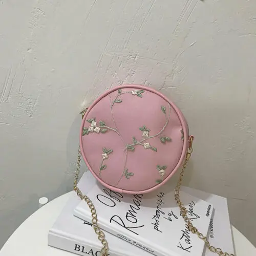 Женская сумка маленькая круглая с широким ремнем на плечо 2019 | Багаж и сумки