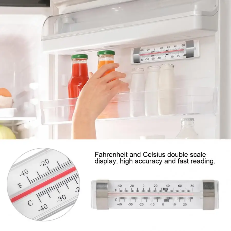 Mini Household Kitchen Refrigerator Thermometer Fahrenheit Celsius Display High Quality Practical Gadgets | Дом и сад