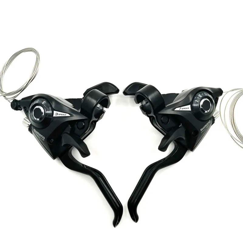 Оригинальный SHIMANO ST EF51 7/8 Скорость сиамские Переключатель скоростей Рычаг
