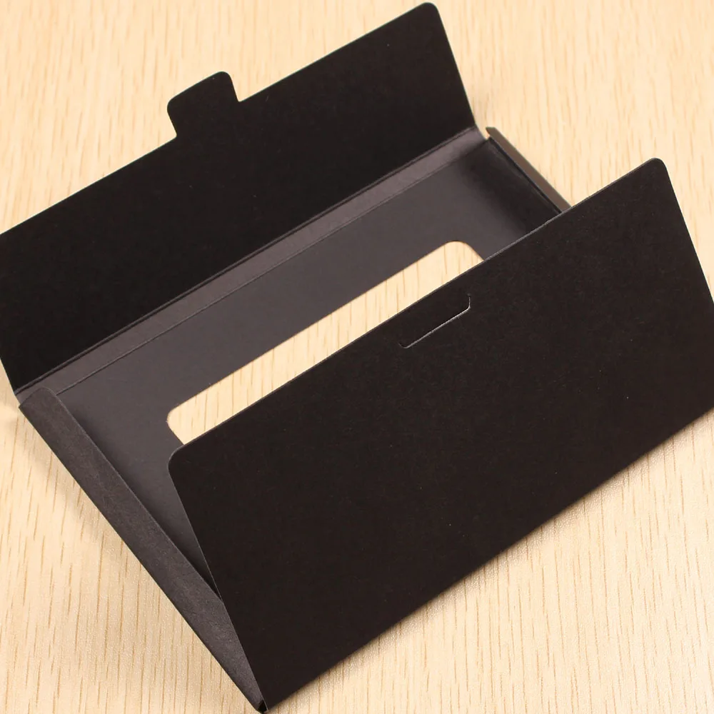 50 шт./лот 155*102*5 мм крафт бумага коробка для фотографий пригласительные карты