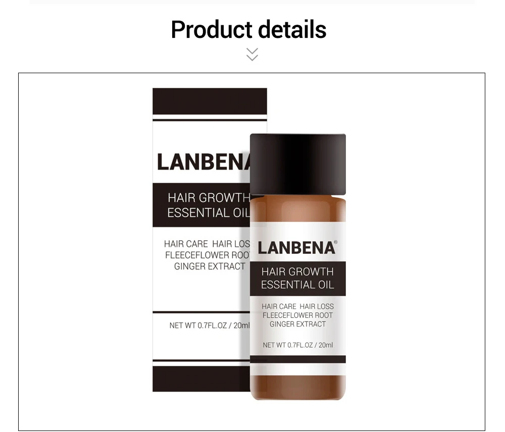 Эфирное масло для волос LANBENA, быстрое мощное эфирное масло для волос, для мужчин, для предотвращения выпадения волос, для мужчин и женщин, уход за волосами