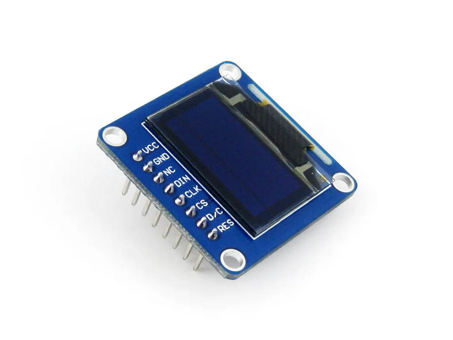 0 96 дюймовый OLED (B) дисплей интерфейсы SPI/I2C вертикальный контактный разъем чип SSD1306