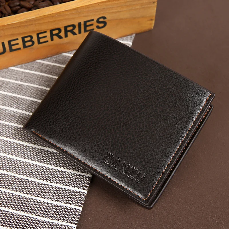 Новый кожаный мужской кошелек ручная сумка складной нулевой сумка|men's leather