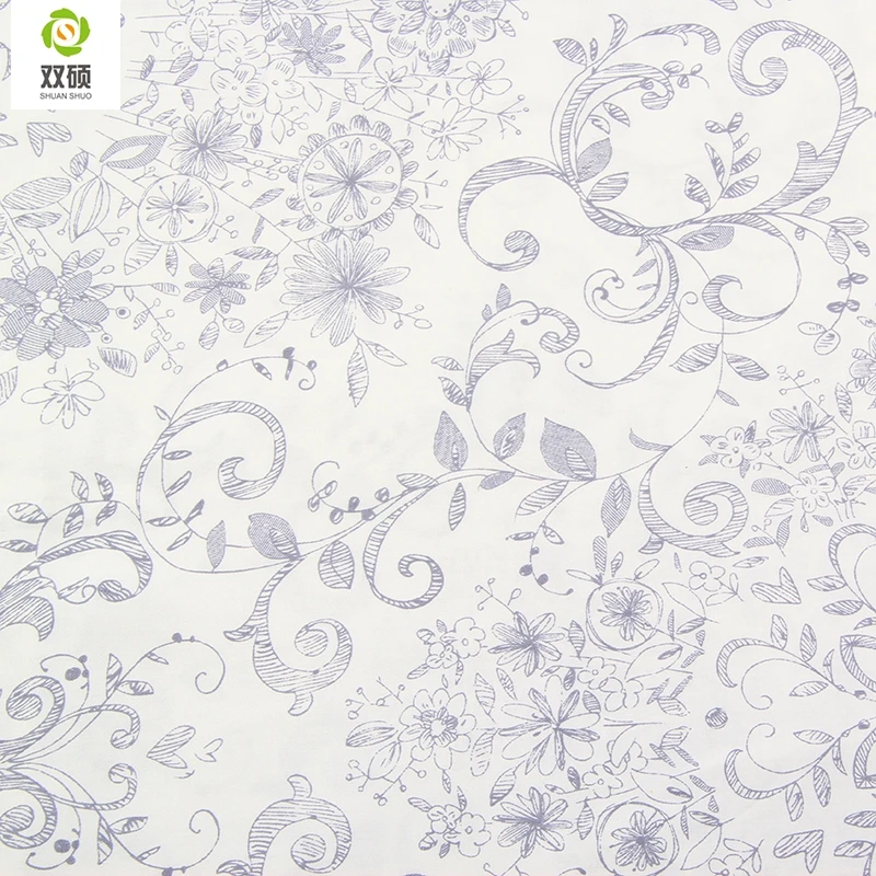 Новое поступление Винтаж ситцевой ткани для пошива метр текстильная Лоскутная