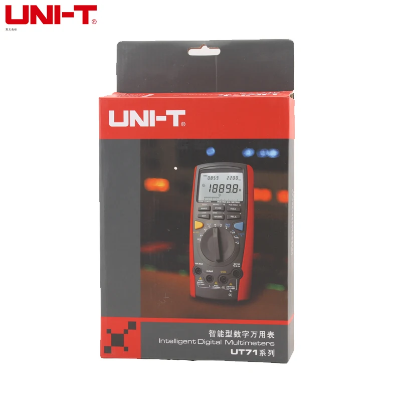 UNI-T UT71A UT71B UT71C UT71D UT71E Интеллектуальный ЖК-цифровой мультиметр AC DC Вольт Ампер Ом Емкость Темп метр